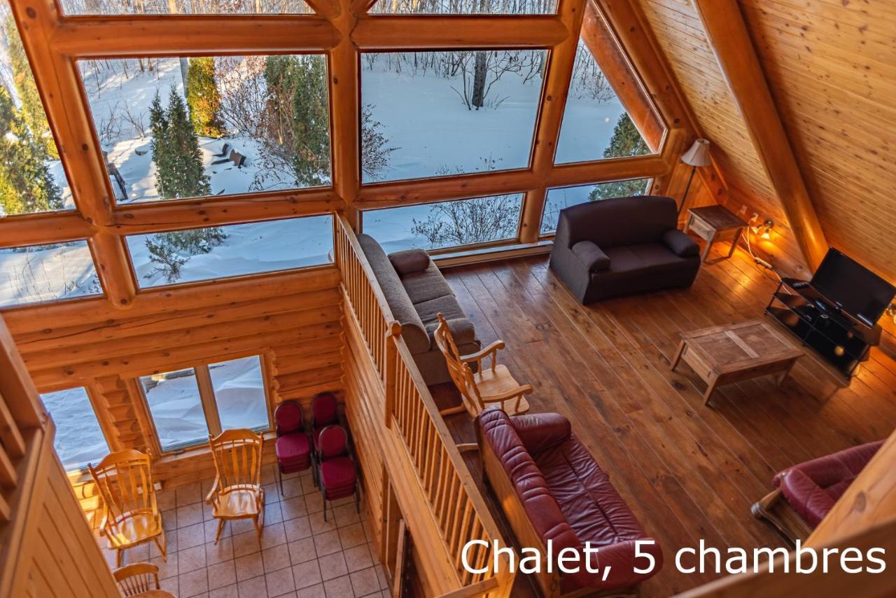 Chalets Et Spa Lac Saint-Jean Chambord Buitenkant foto