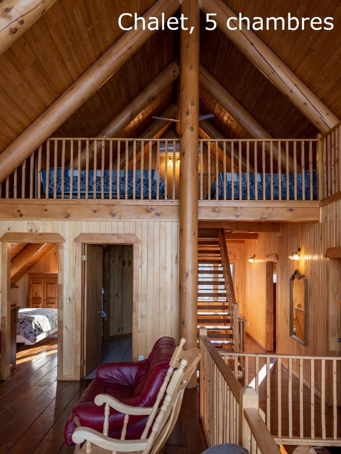 Chalets Et Spa Lac Saint-Jean Chambord Buitenkant foto
