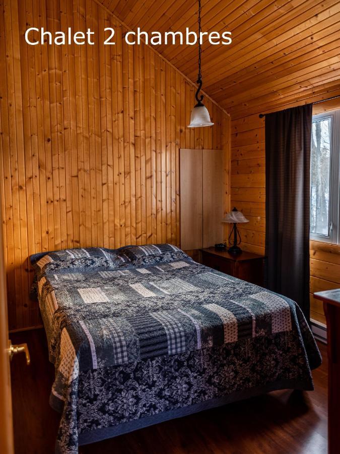Chalets Et Spa Lac Saint-Jean Chambord Buitenkant foto