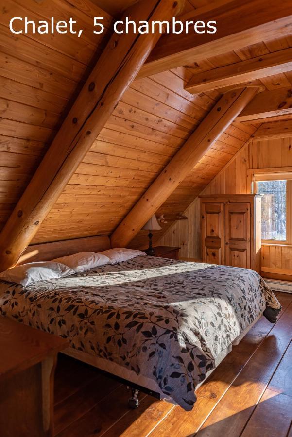 Chalets Et Spa Lac Saint-Jean Chambord Buitenkant foto