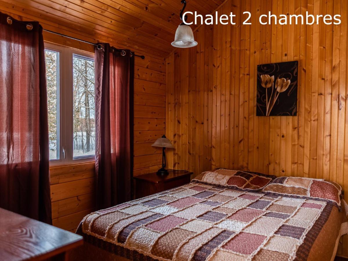 Chalets Et Spa Lac Saint-Jean Chambord Buitenkant foto