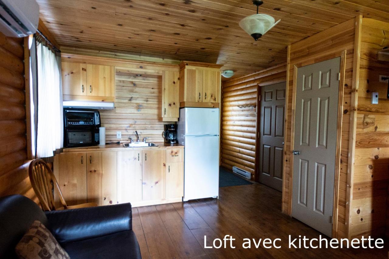 Chalets Et Spa Lac Saint-Jean Chambord Buitenkant foto