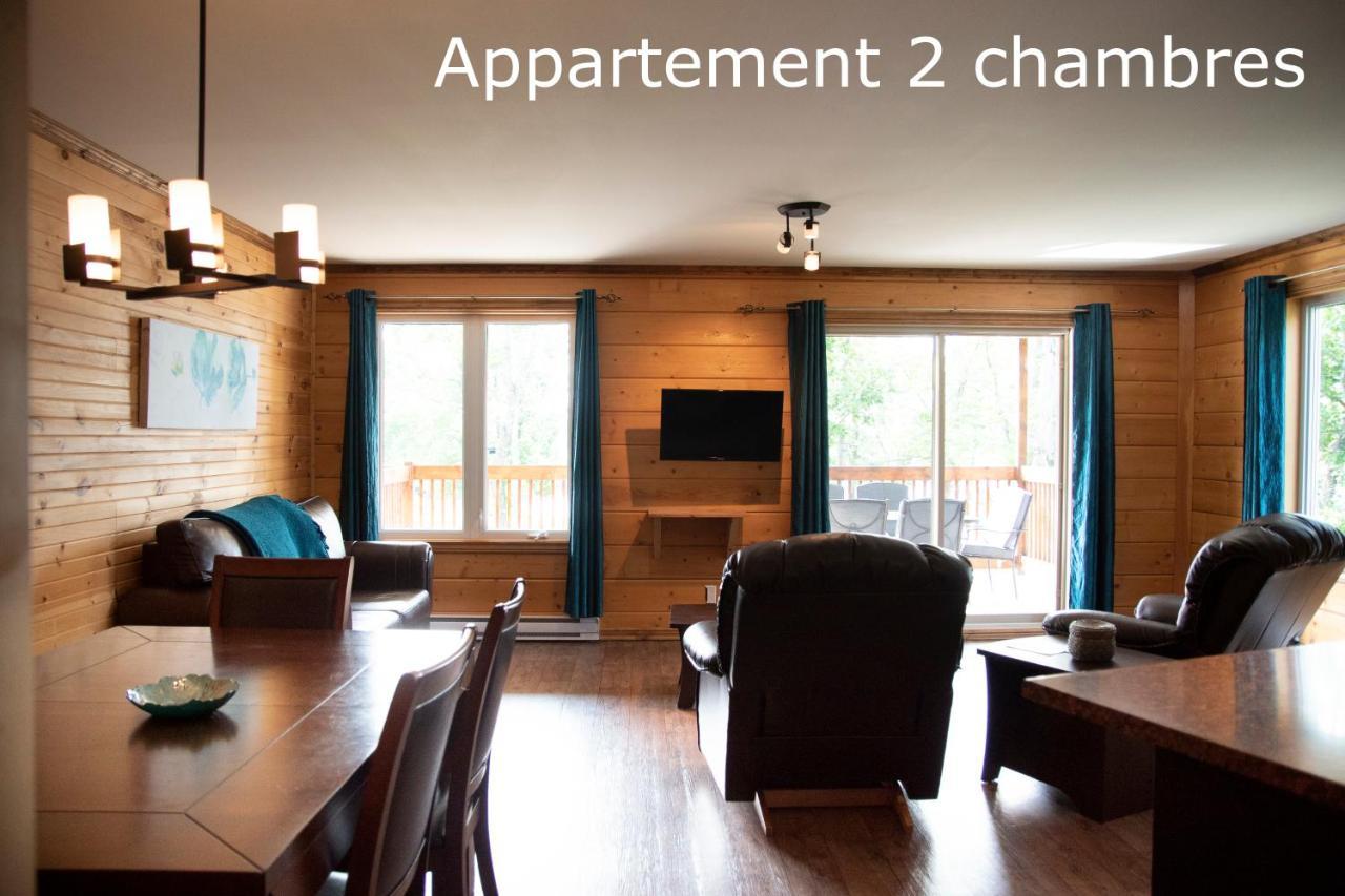 Chalets Et Spa Lac Saint-Jean Chambord Buitenkant foto