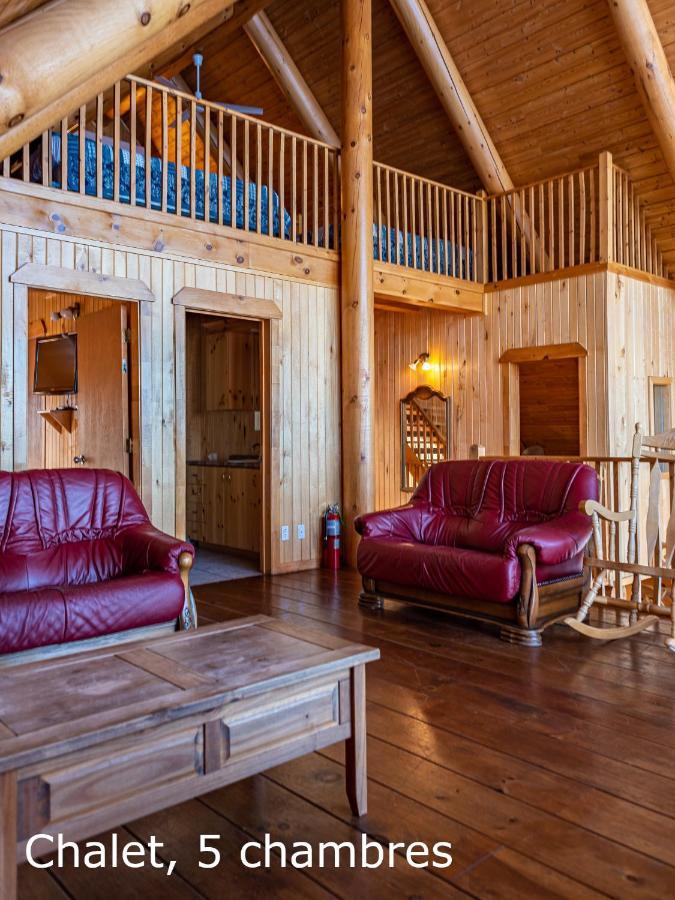 Chalets Et Spa Lac Saint-Jean Chambord Buitenkant foto