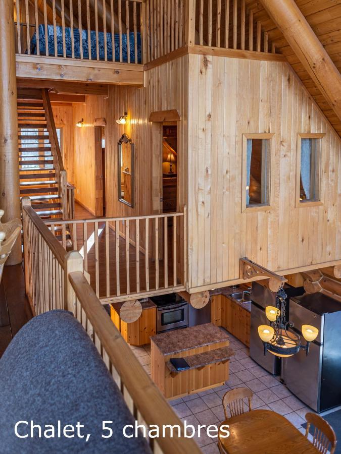 Chalets Et Spa Lac Saint-Jean Chambord Buitenkant foto