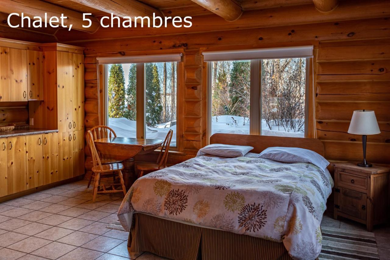 Chalets Et Spa Lac Saint-Jean Chambord Buitenkant foto