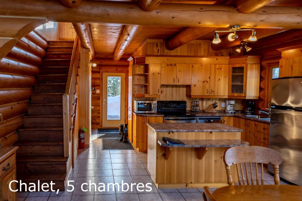 Chalets Et Spa Lac Saint-Jean Chambord Buitenkant foto