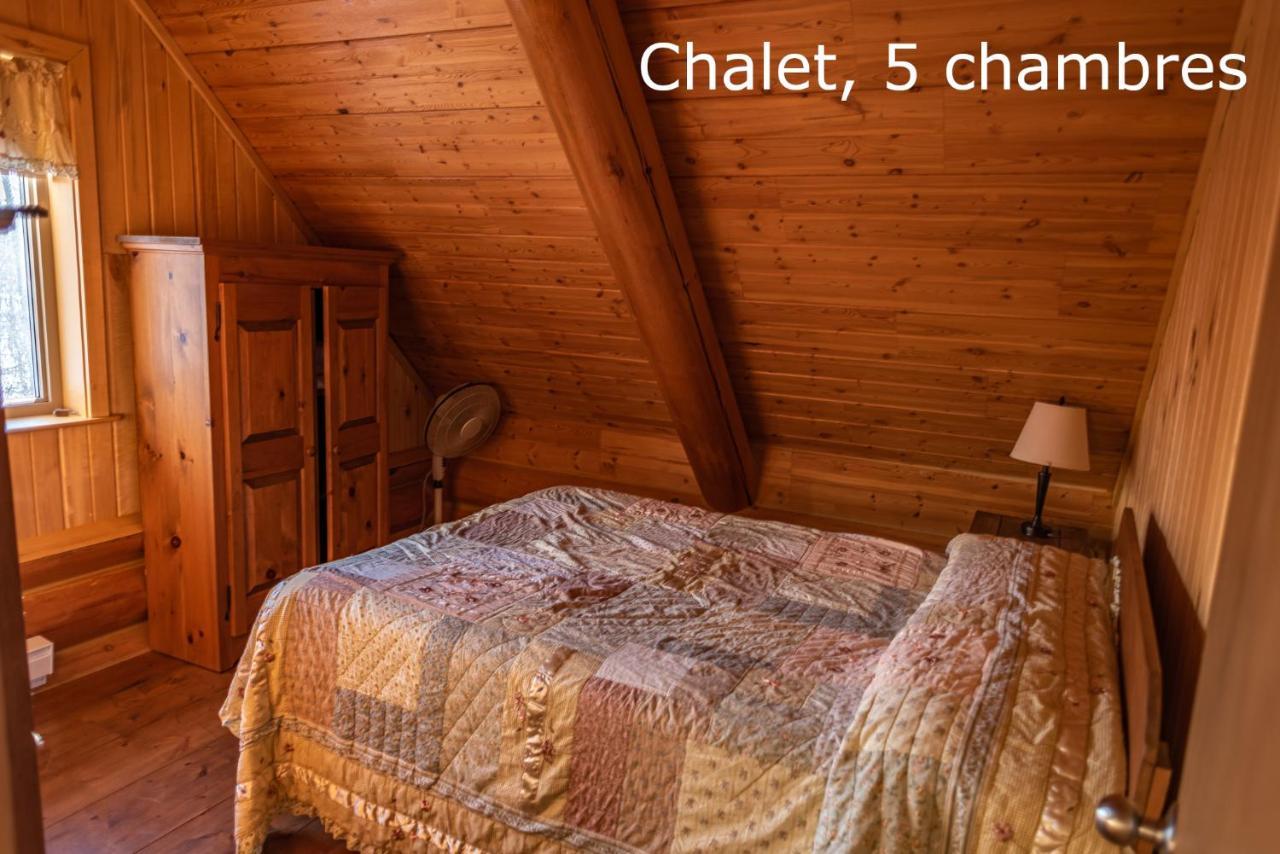 Chalets Et Spa Lac Saint-Jean Chambord Buitenkant foto
