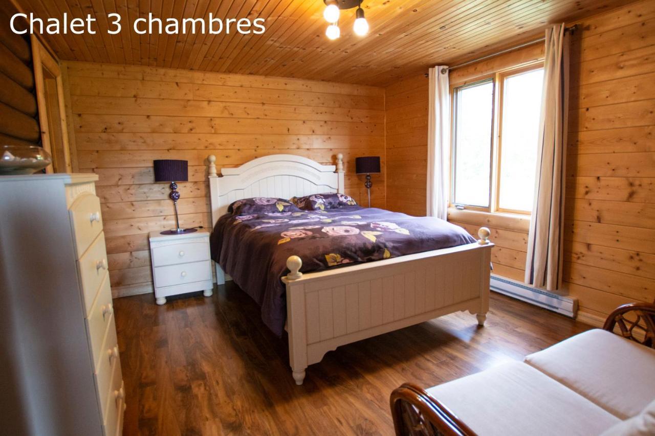 Chalets Et Spa Lac Saint-Jean Chambord Buitenkant foto