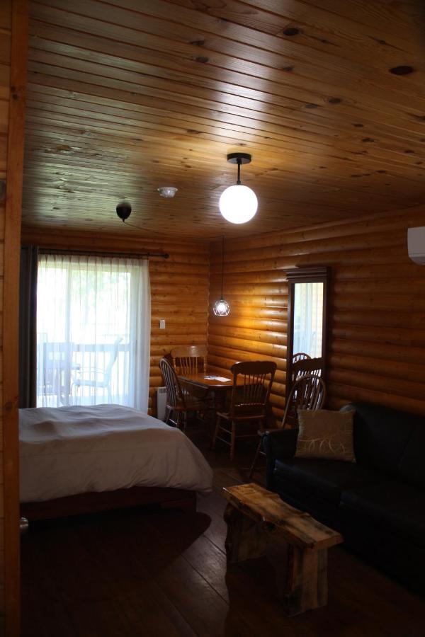 Chalets Et Spa Lac Saint-Jean Chambord Buitenkant foto