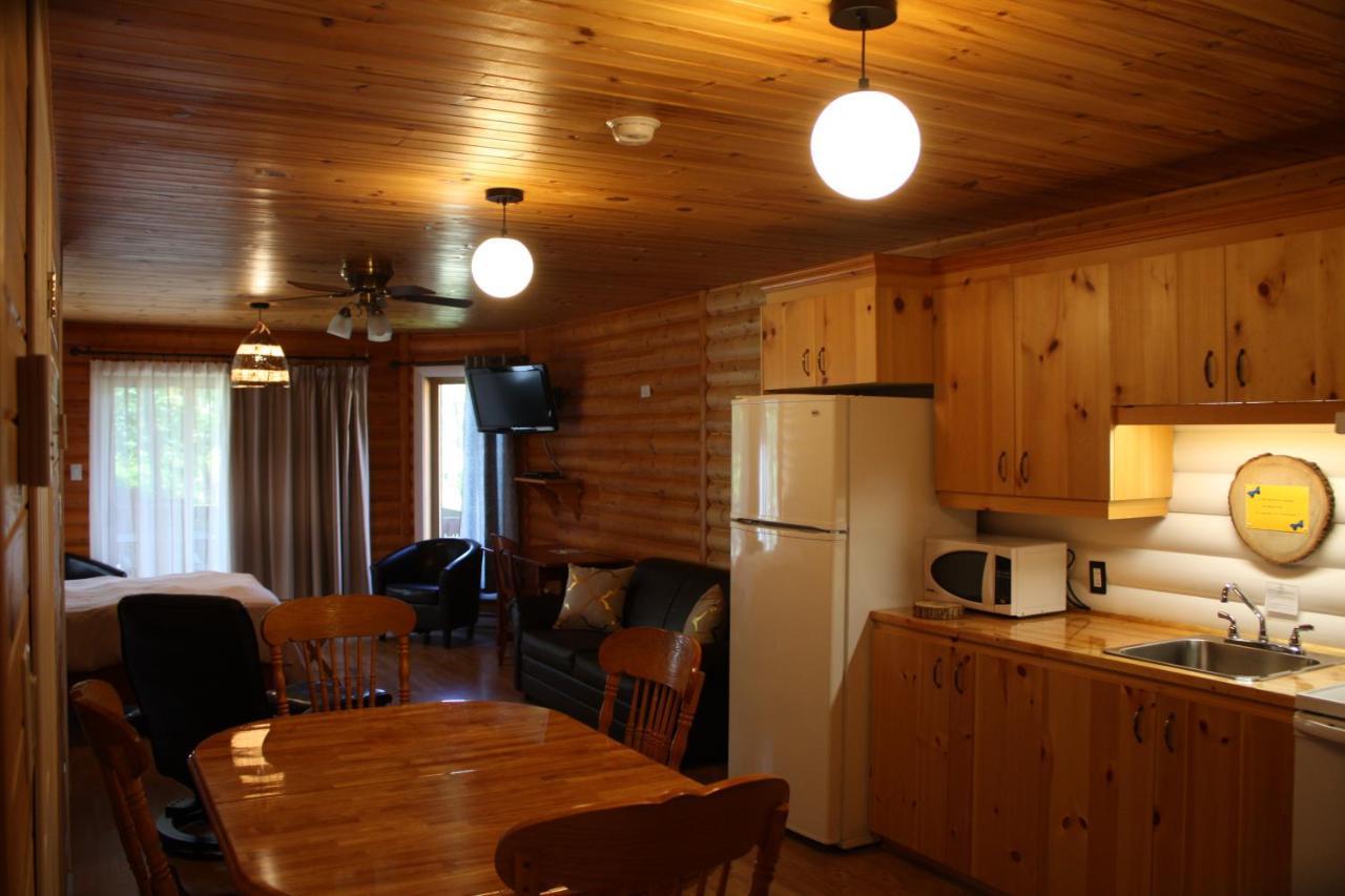 Chalets Et Spa Lac Saint-Jean Chambord Buitenkant foto