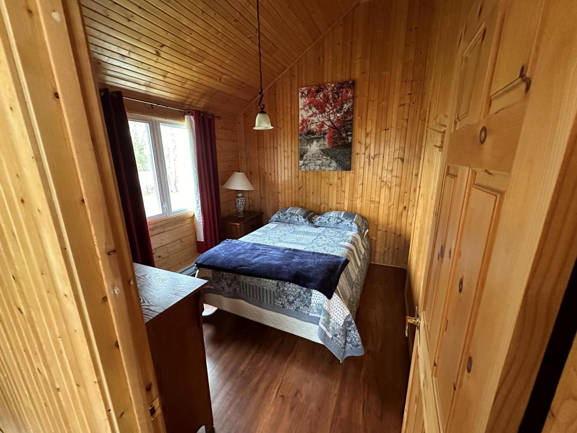 Chalets Et Spa Lac Saint-Jean Chambord Buitenkant foto